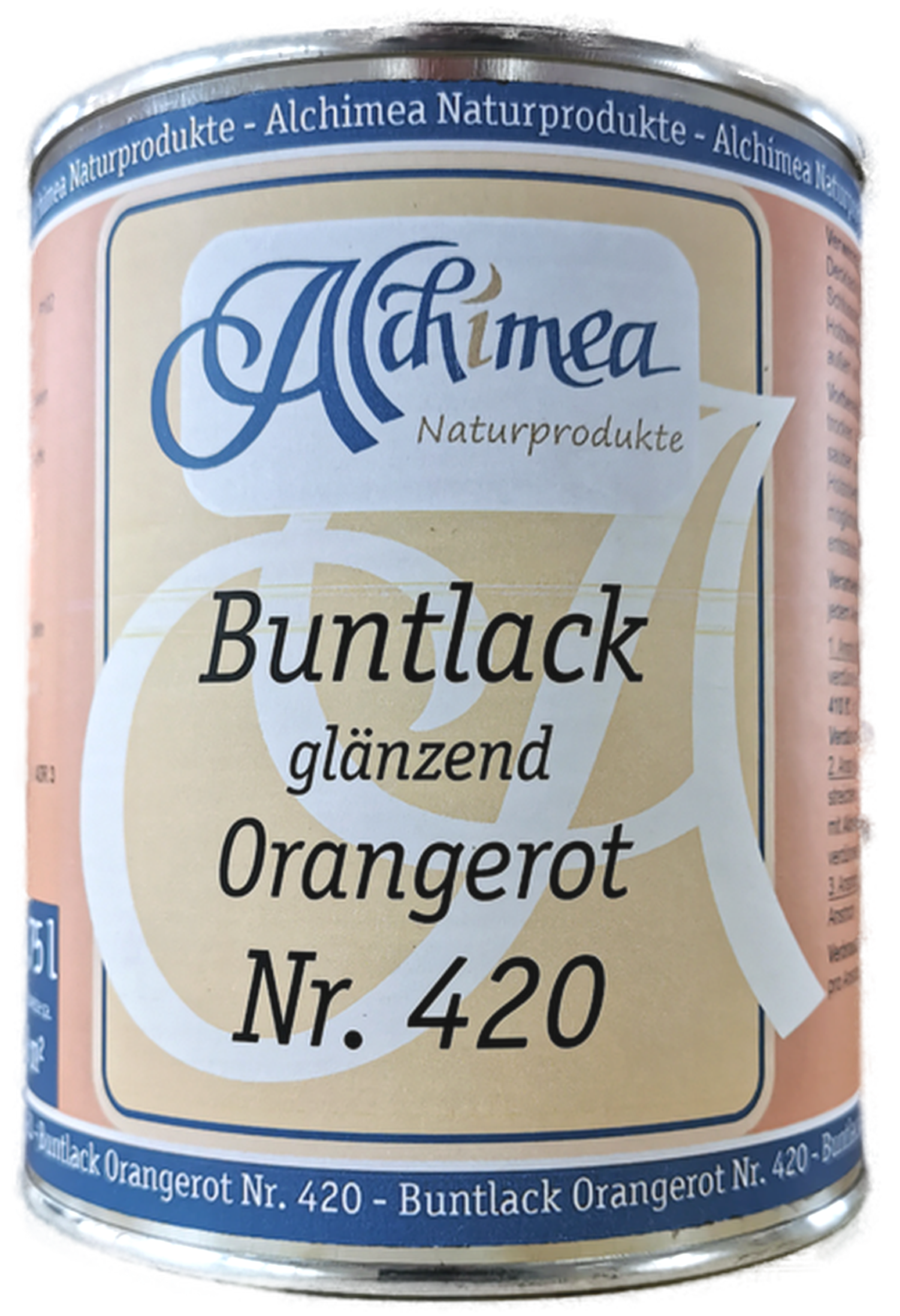 Alchimea Buntlack Orangerot, 2,5 l 