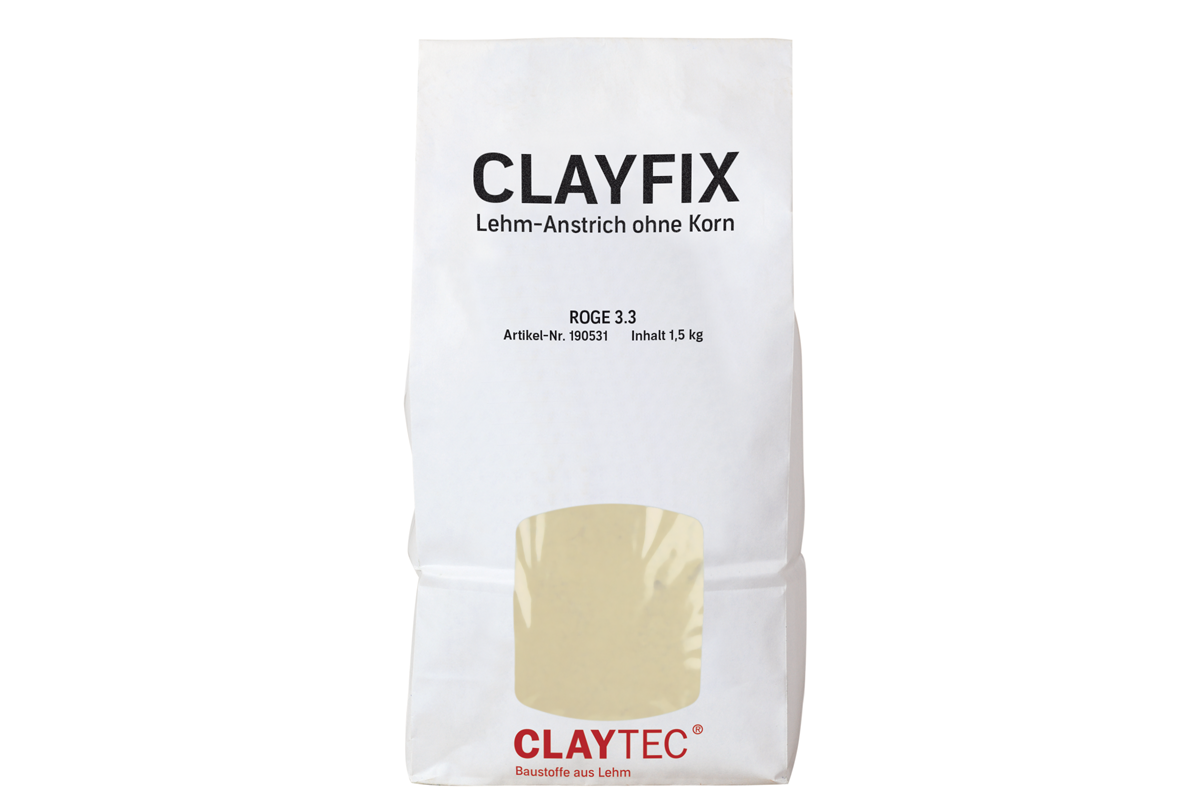 Claytec Clayfix Lehm-Anstrich 1,5 kg Beutel